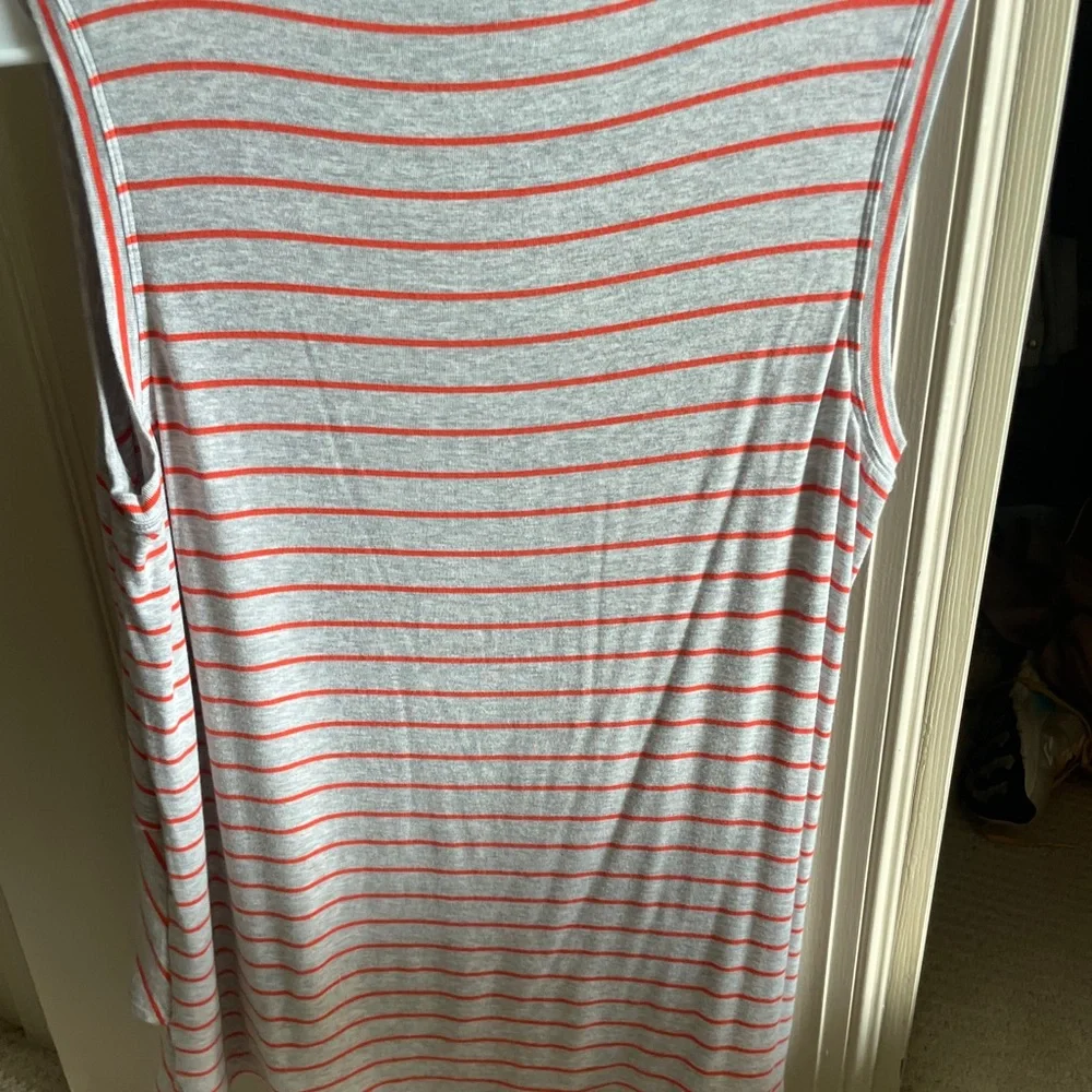 Cabi Striped Ruffle Tank - Picture 2 of 2